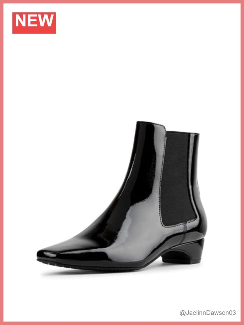 Demi Wedge Chelsea Bootie Ankle Boots Faux Leather